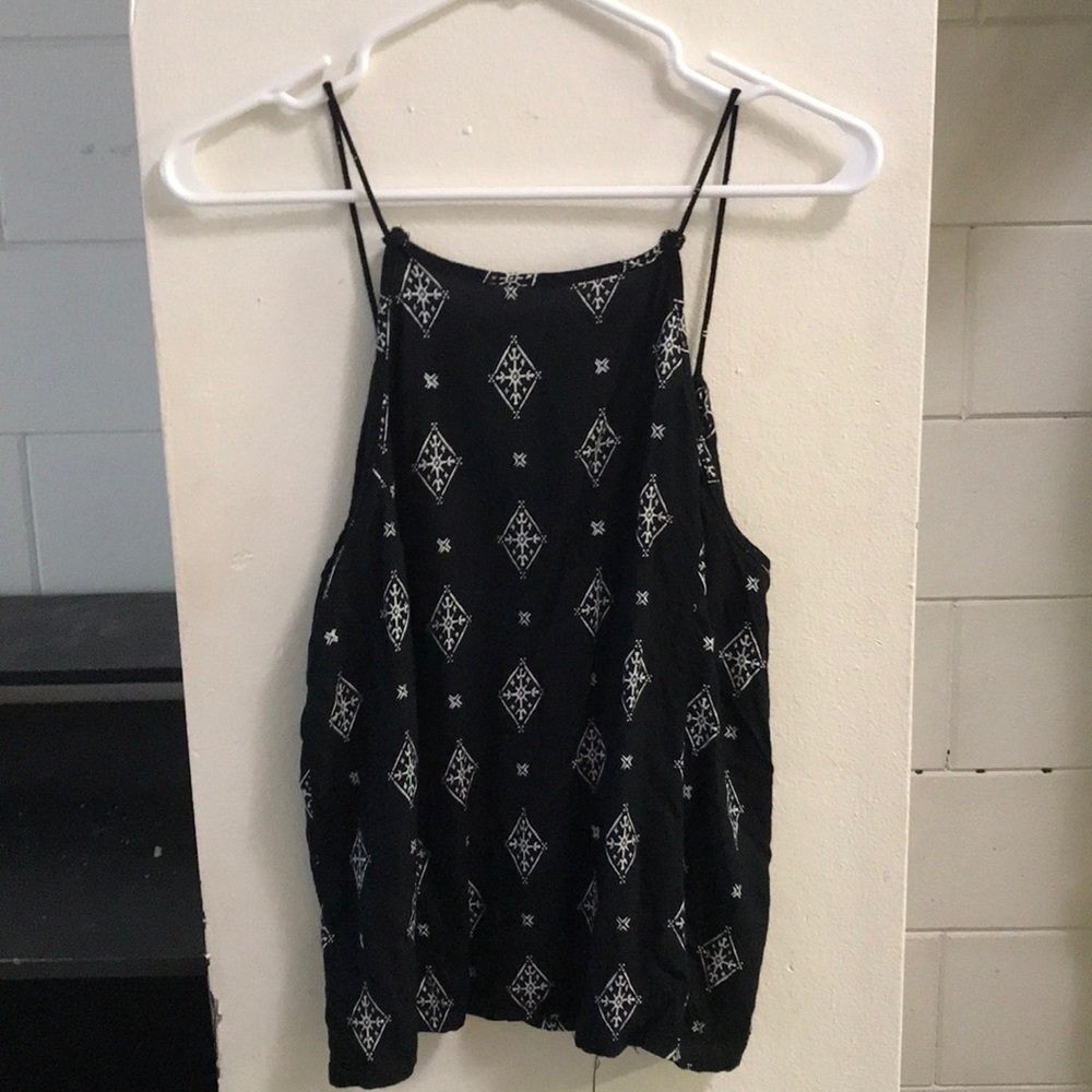 Roxy Black And White Tank Top